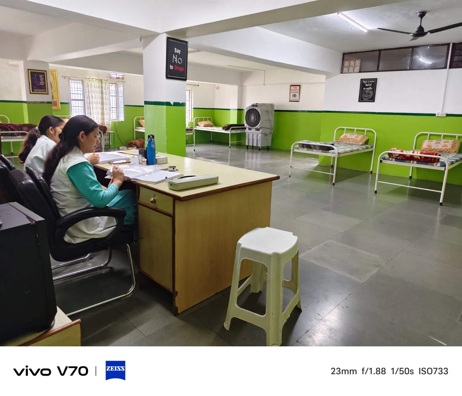 Medical consultation room at Swastik Foundation